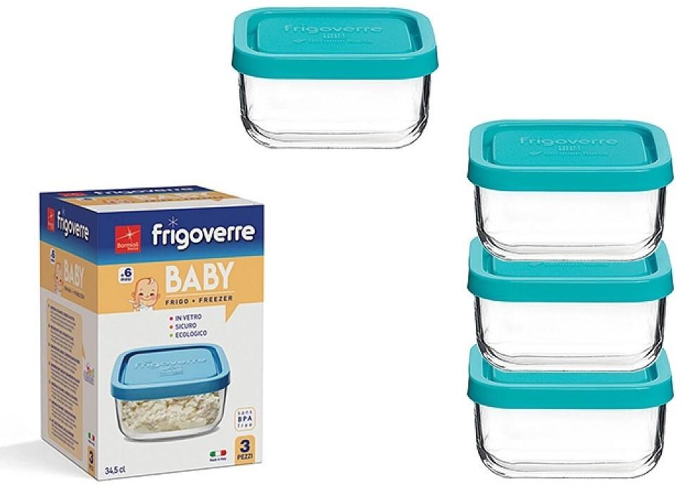 Набор пищевых контейнеров Bormioli Rocco Frigoverre Baby (24975)