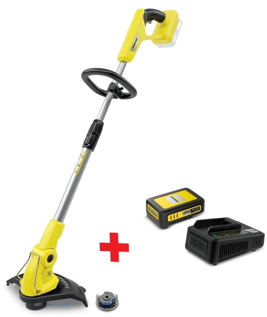 Trimmer pentru iarba KARCHER LTR 18-30 BATTERY+Set acumulator și încărcător