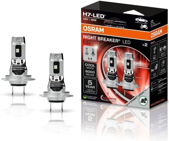 Lampa auto Osram 64210 DWNBSP-2HB 16W 12V PX26D LED SPEED H7