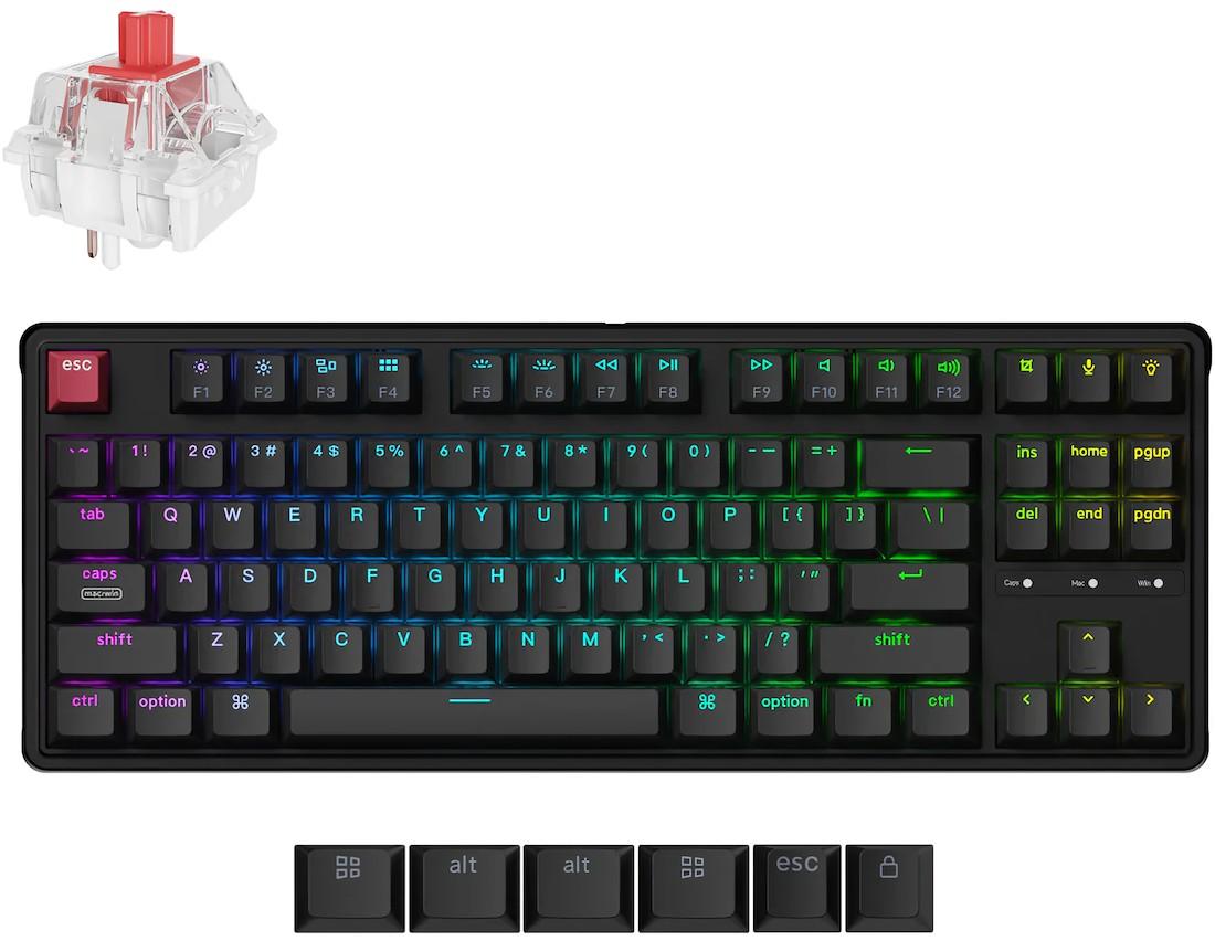 Игровая клавиатура Keychron C3 Pro 8K QMK Wired Custom Mechanical Keyboard (C3PX-H1)