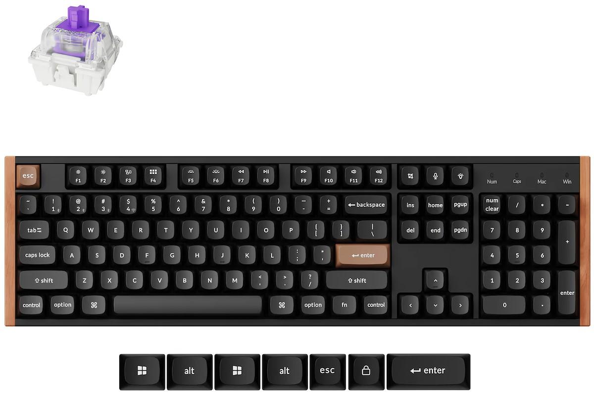 Игровая клавиатура Keychron K10 HE QMK Wireless Magnetic Switch (K10H-F1)