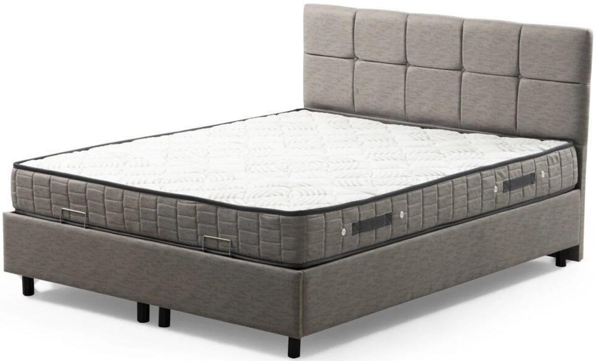 Кровать Trendy Set Vitalia 150x200 Светло-серый (С матрасом)