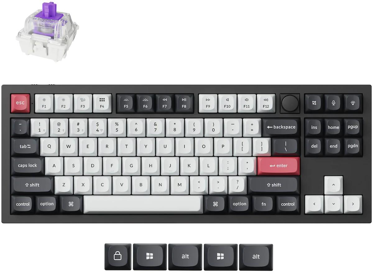 Tastatura gaming Keychron Q3 HE QMK Wireless (Q3H-M1)