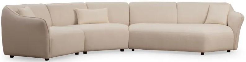 Canapea coltar Trendy Mentis 5 Crem (Bej)