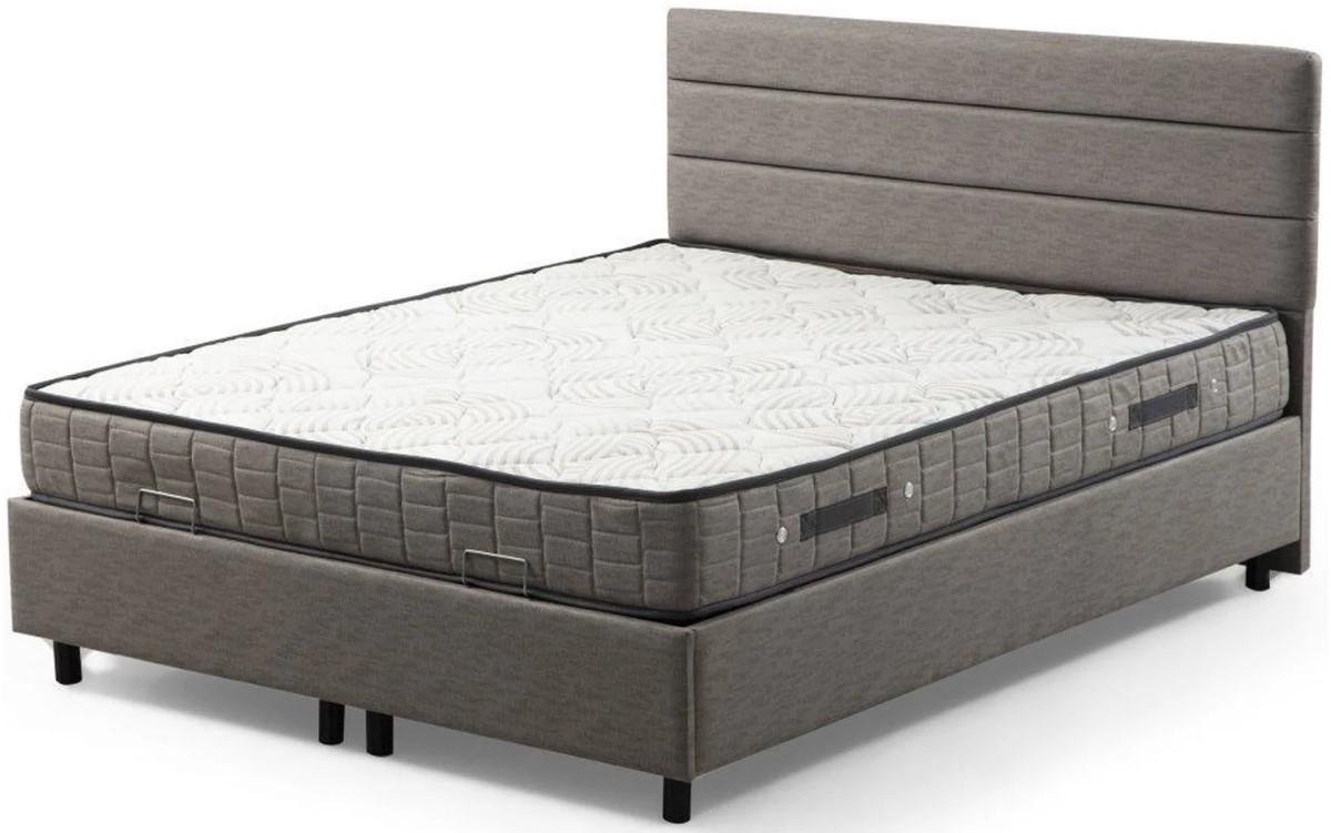 Кровать Trendy Set Motya 90x190 Светло-серый (С матрасом)