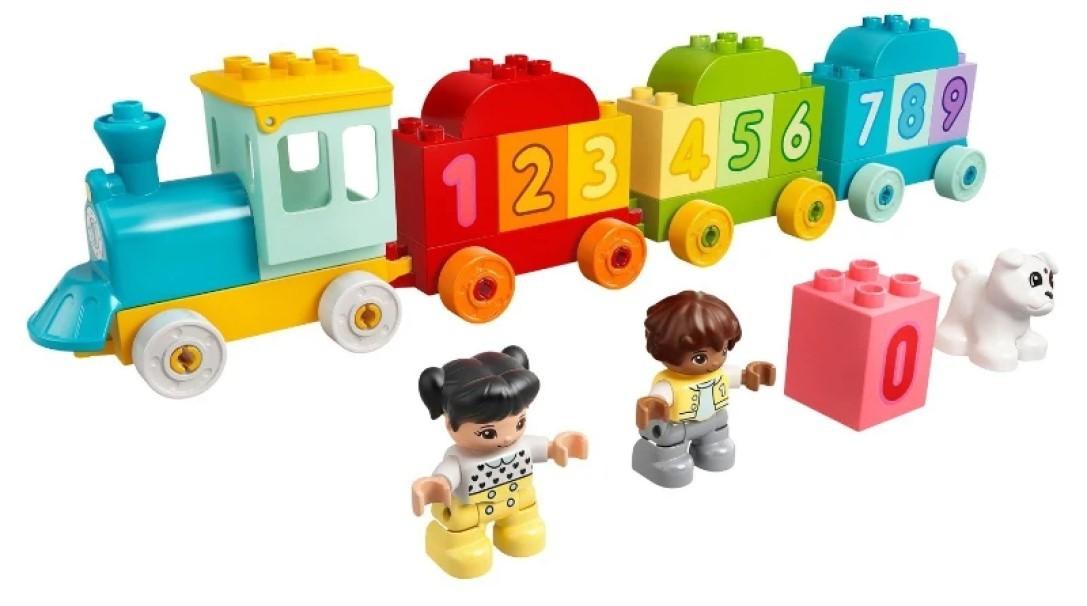 Material de numarare LEGO Duplo: Number Train - Learn To Count 10954