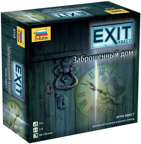 Настольная игра Zvezda Exit Квест: Заброшенный дом (8718)