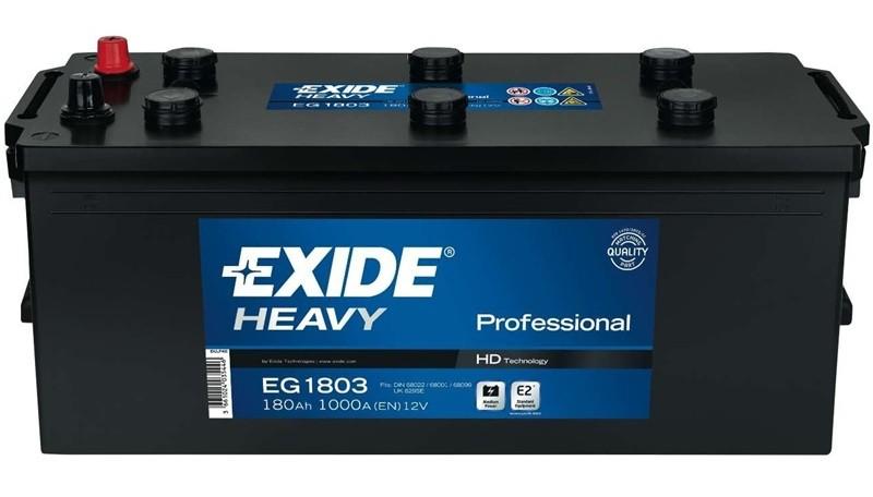Аккумулятор Exide HD Professional 12V 180Ah 1000EN (EG1803)