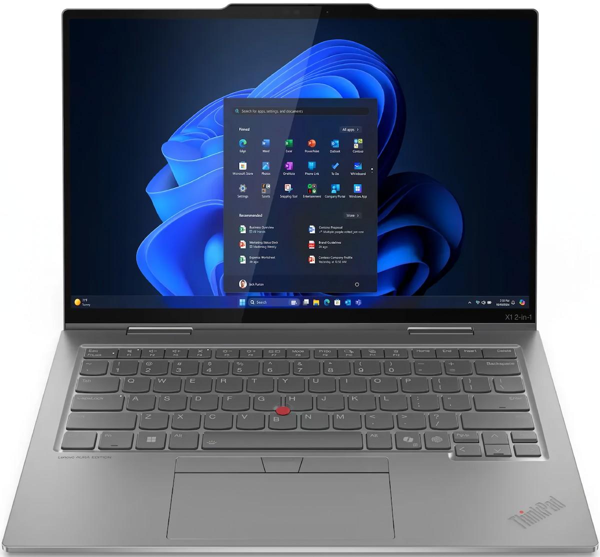Ноутбук Lenovo ThinkPad X1 2-in-1 Gen 10 Grey (21NU0021FW)