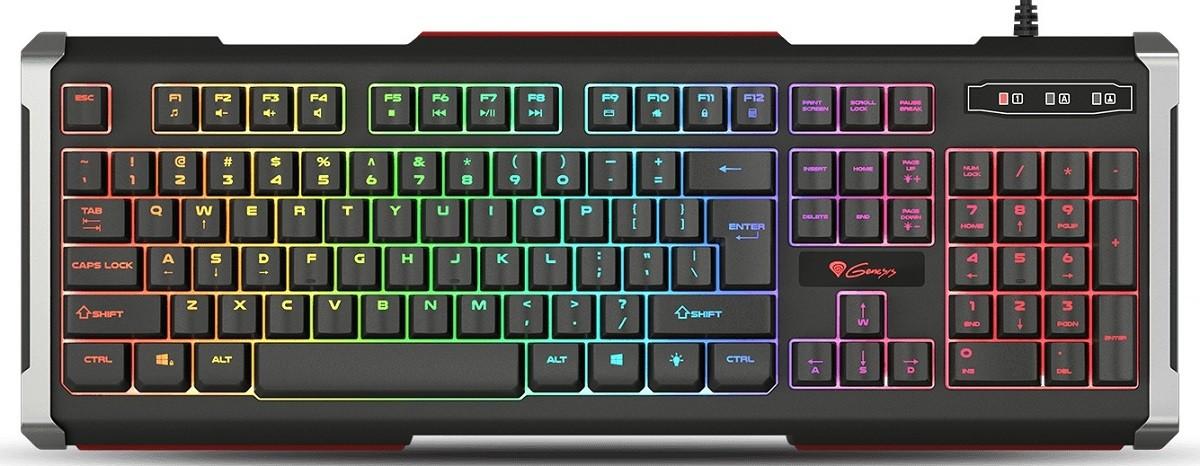 Игровая клавиатура  Genesis Rhod 400 RGB US (NKG-0993)