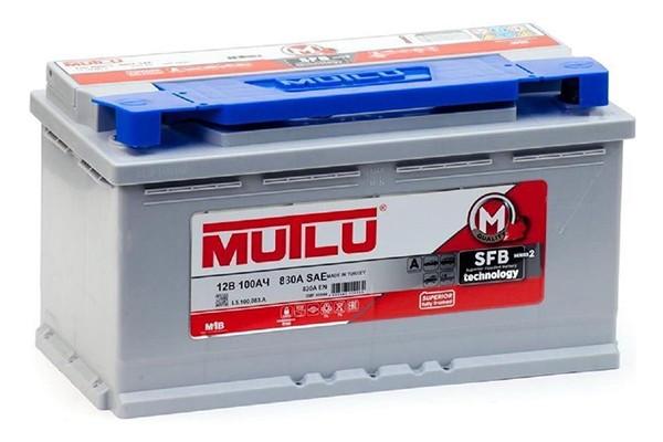 Acumulator auto Mutlu 100 AH SFB 830A