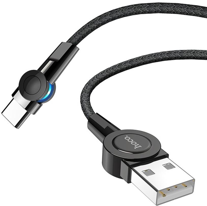 USB сablu HOCO USB to Type-C Magnetic S8 2.4A 1.2m Black