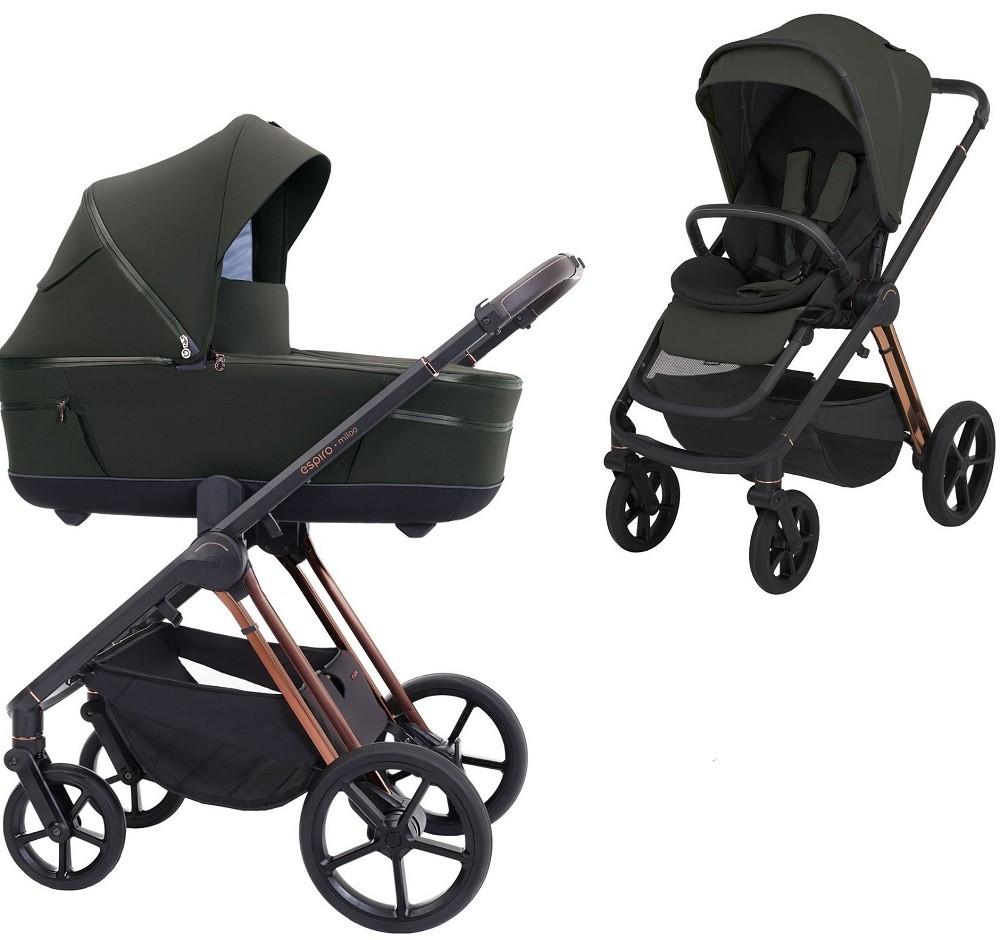 Коляска 2 в 1 Espiro Miloo 204 Luxury Green