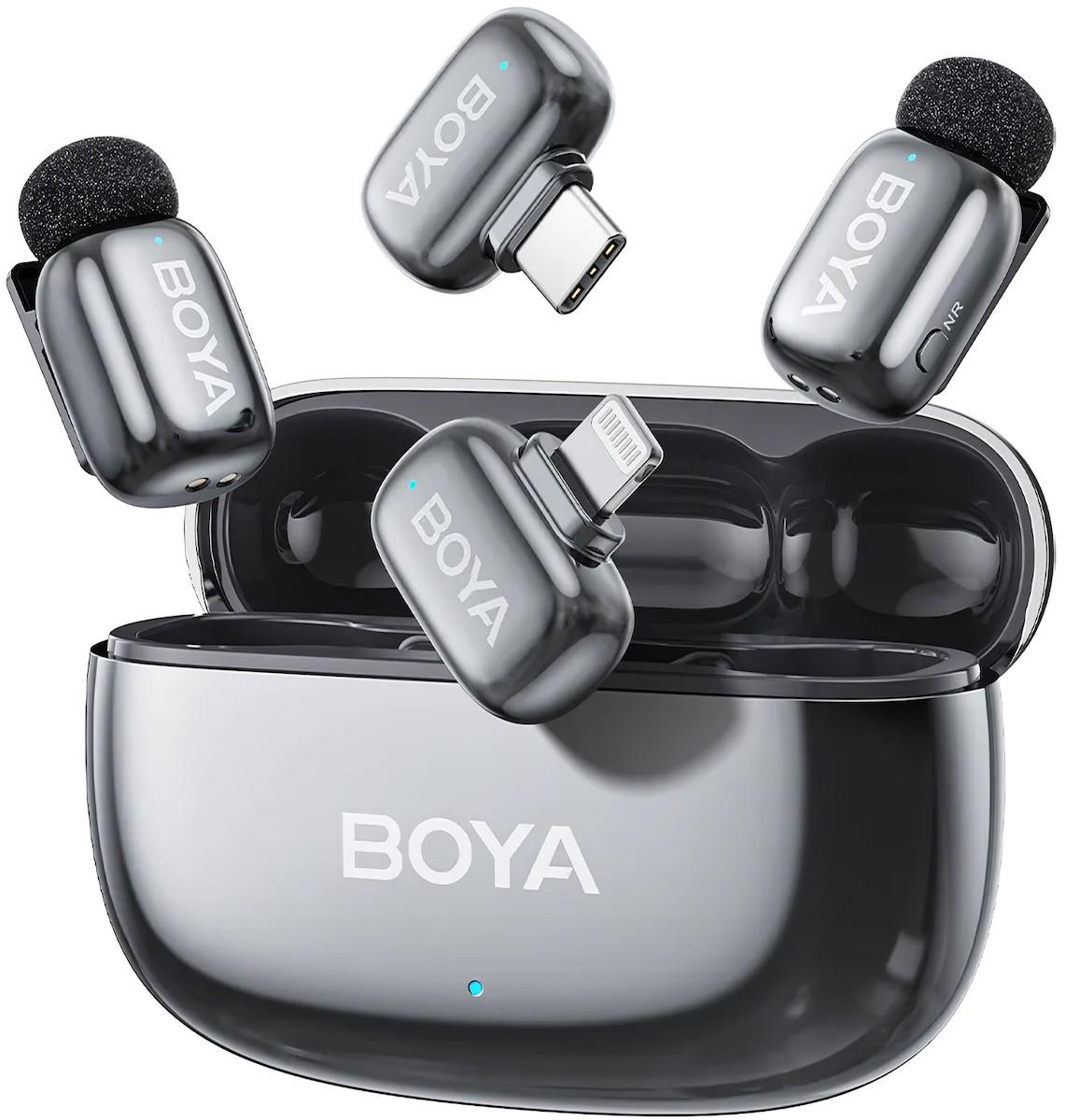 Беспроводной микрофон Boya Mini 2-01 Space Gray