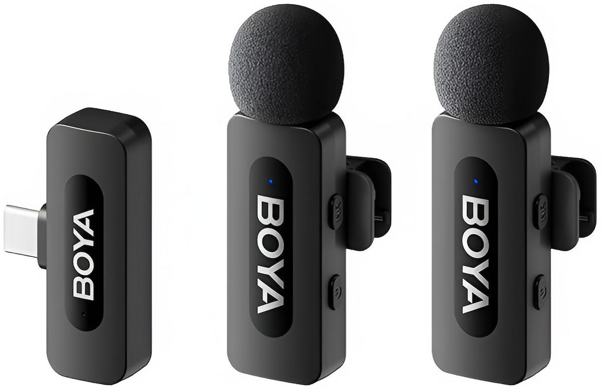 Беспроводной микрофон Boya BY-V20 V2 Ultracompact 2.4GHz Type-C Black