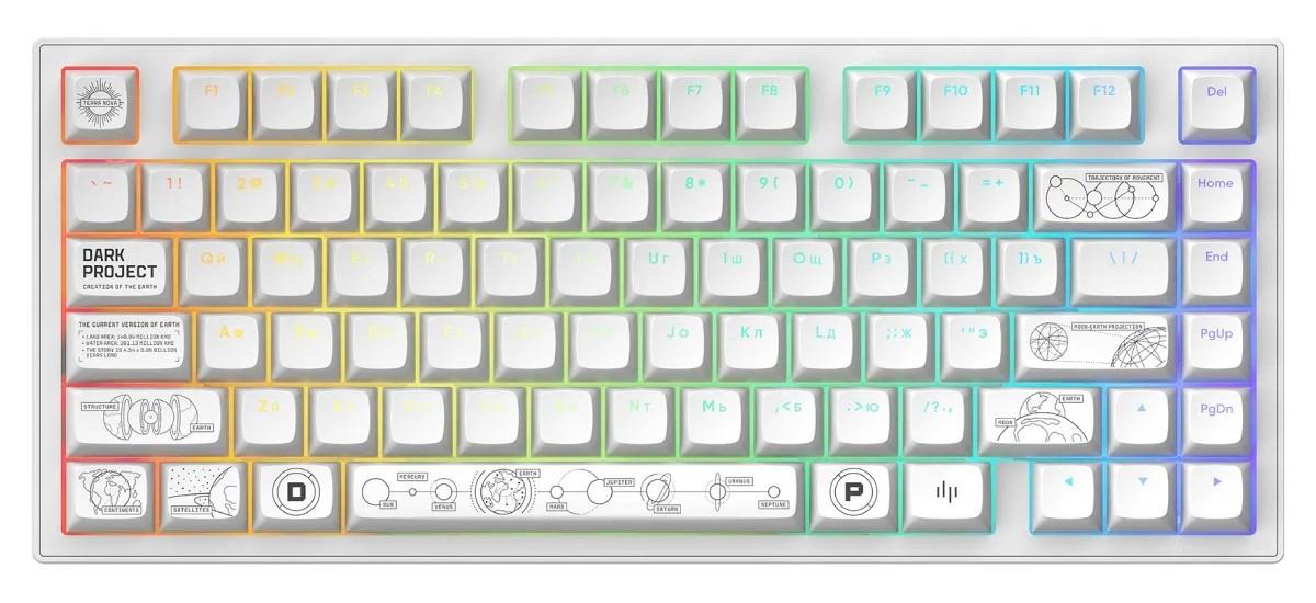 Tastatura gaming Dark Project Terra Nova White