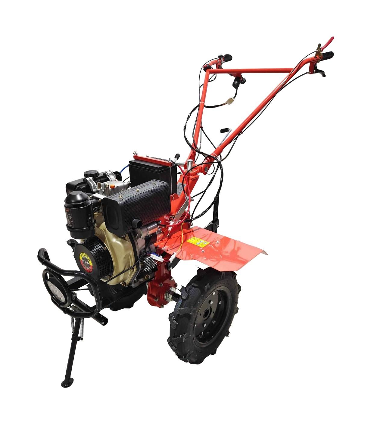 Мотоблок TECHNOWORKER 105 DE + фреза (Дизель, 7 Л.С.)