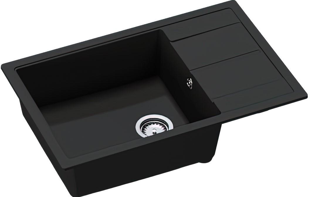 Chiuveta de bucatarie SanDonna Ines 780 Metallic Black