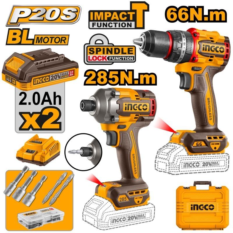 Set de scule electrice INGCO CKLI20277