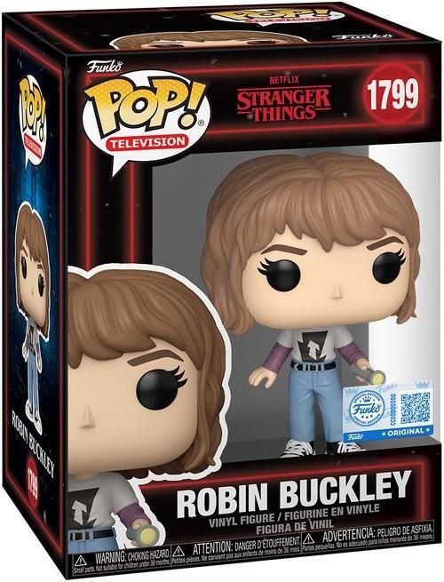 Фигурка персонаж Funko Pop Stranger Things – Robin Buckley with Flashlight Exclusive (1799)