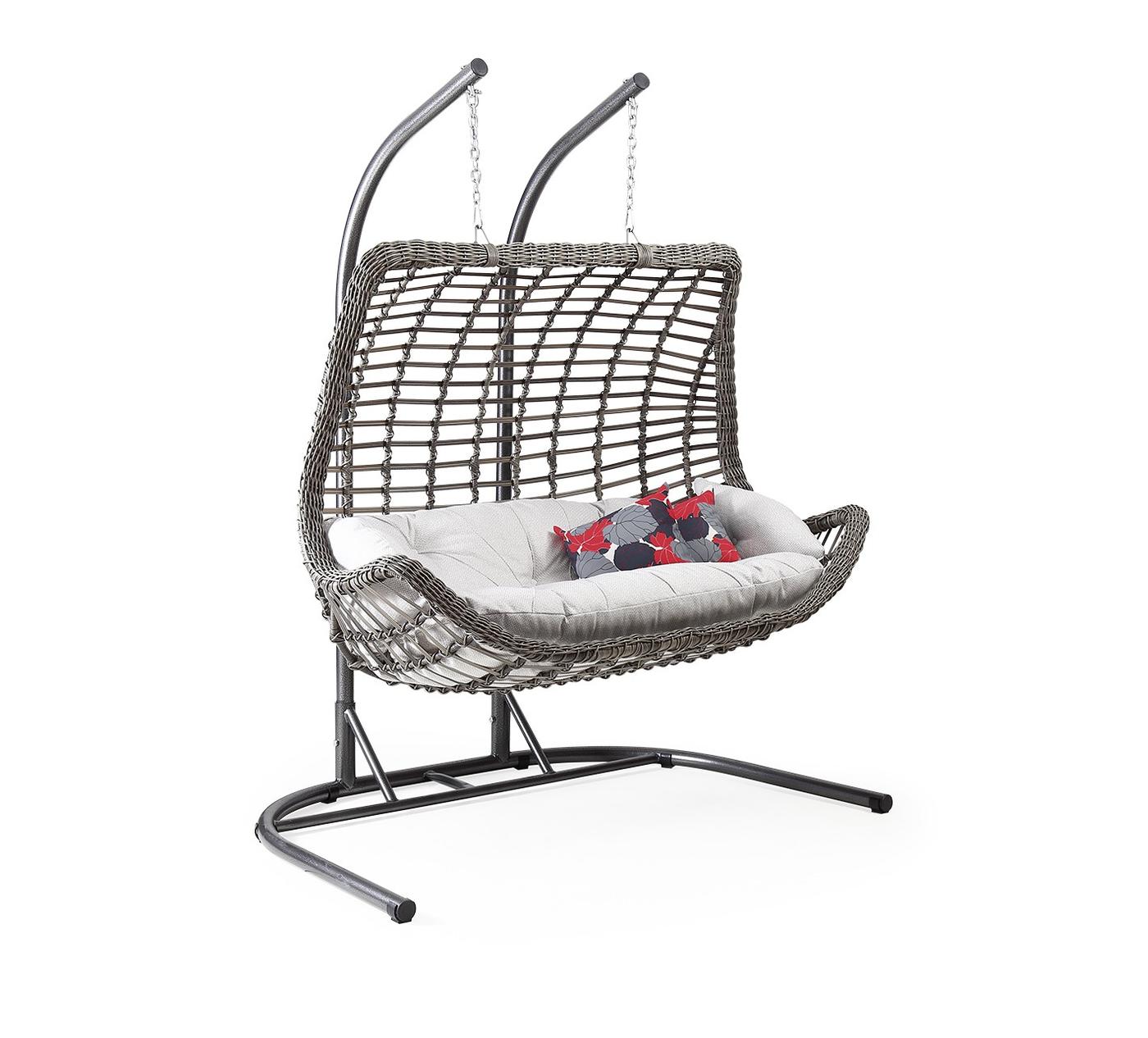 Садовые качели Capri Cunda Double Gray