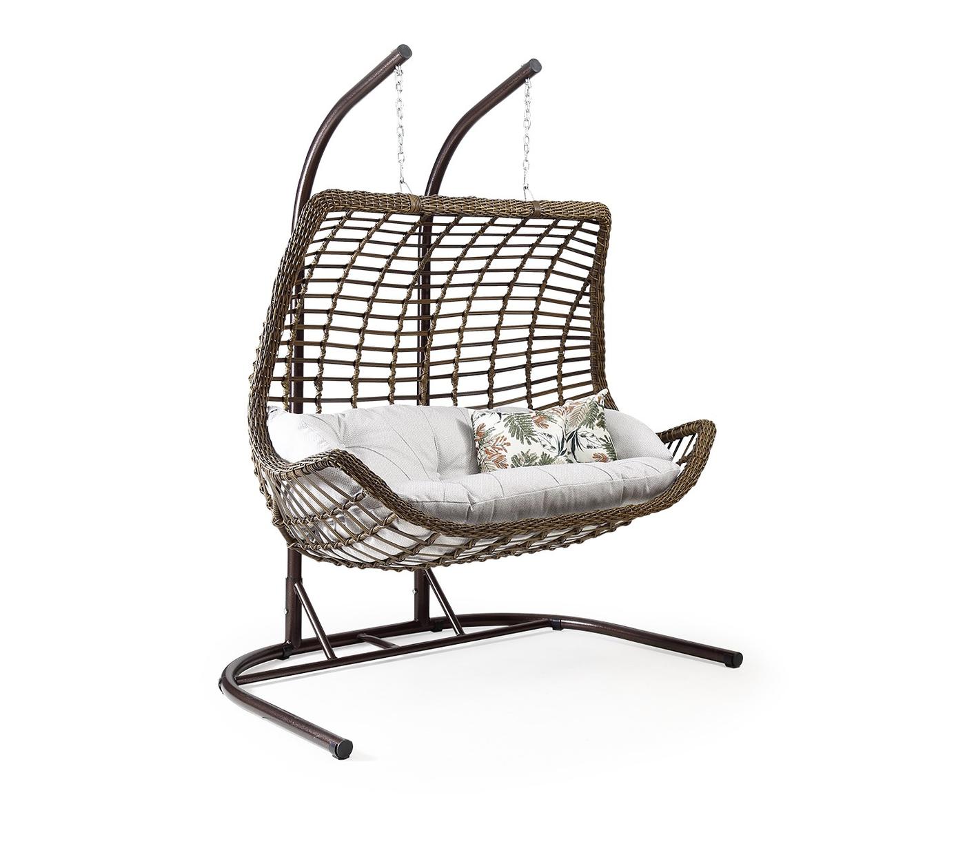 Leagan balansoar Capri Cunda Double Brown