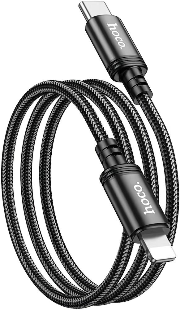 USB сablu HOCO X89 Wind PD charging data cable iP Black