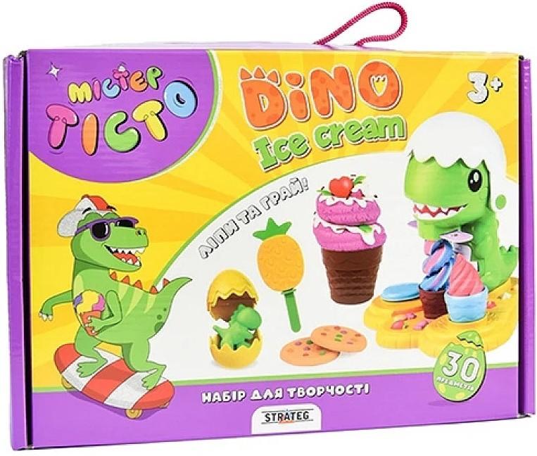 Набор игрушек Strateg Мистер Тесто: Dino Ice Cream (57145)