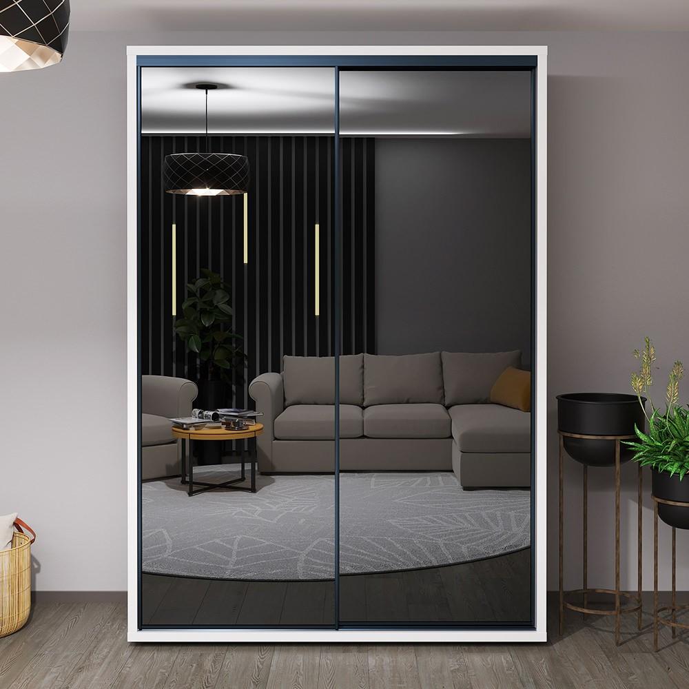 Dulap-cupe Bayro Murano 160x230x60 cm Alb