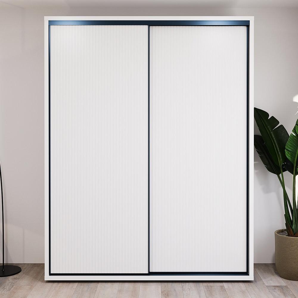 Шкаф-купе Bayro Murano 180x230x60 см Белый