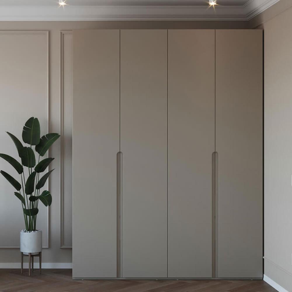 Шкаф Bayro Modena 180x240x53 см Серый Камень