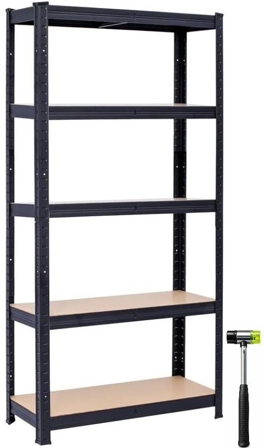 Торговый стеллаж Xenos StrongLine 180x90x45см Black