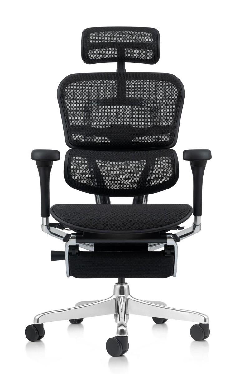 Офисное кресло Comfort Ergohuman Elite 2 Black +Legrest T-168-B1 EHE2-AB-HAM-5D-L