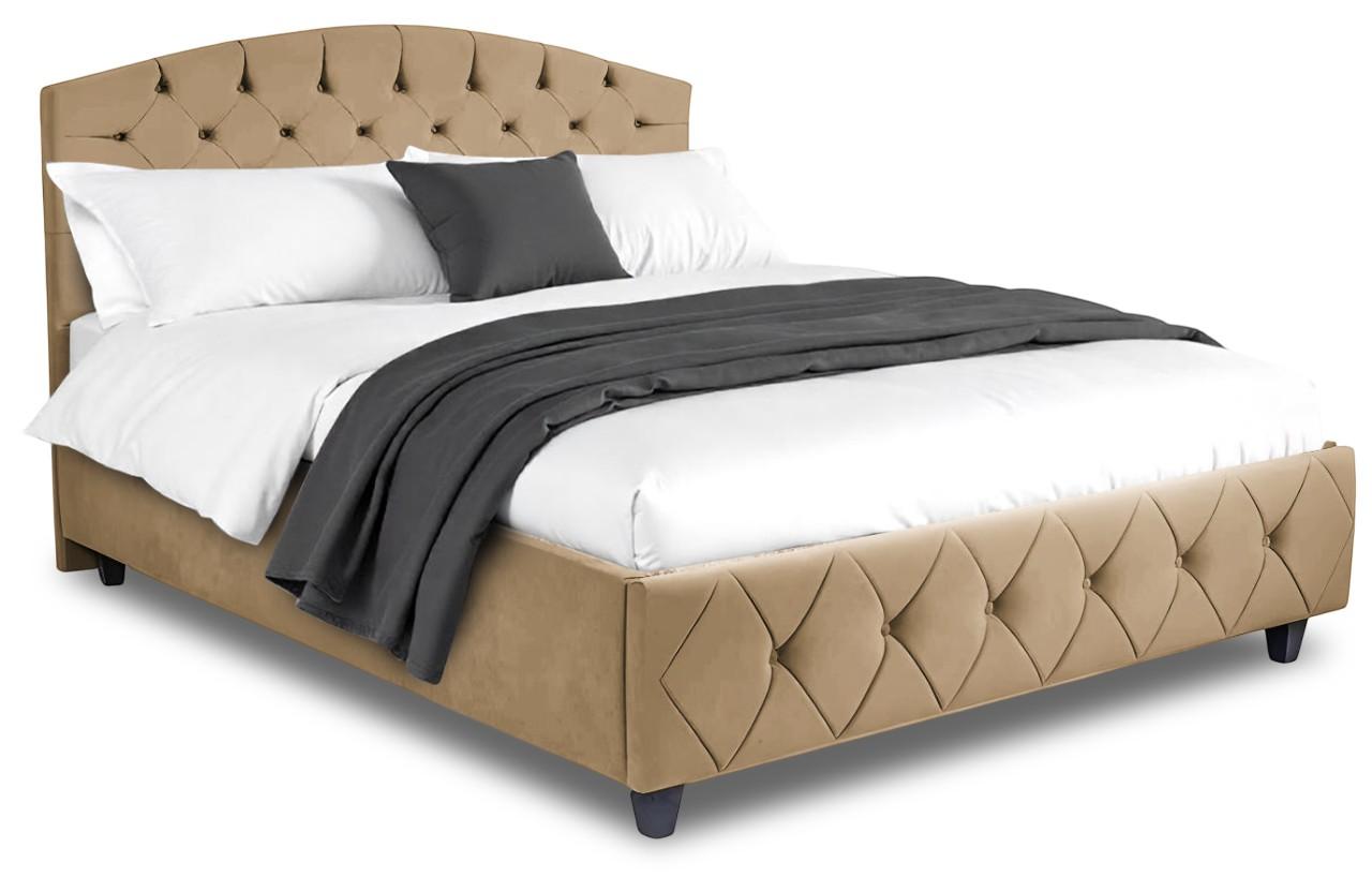 Кровать Alcantara Avatar 140x200 Textile Cappuccino