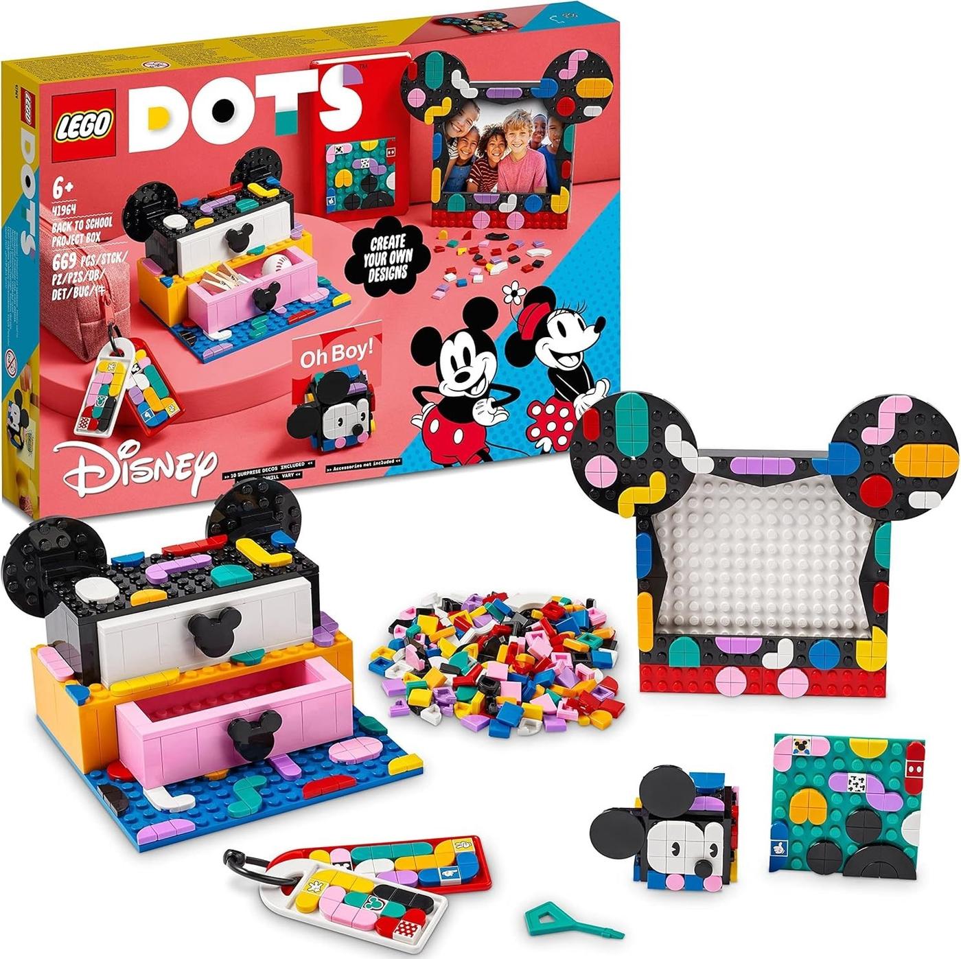 Constructor LEGO Dots Disney: Mickey Mouse & Minnie Mouse (41964)