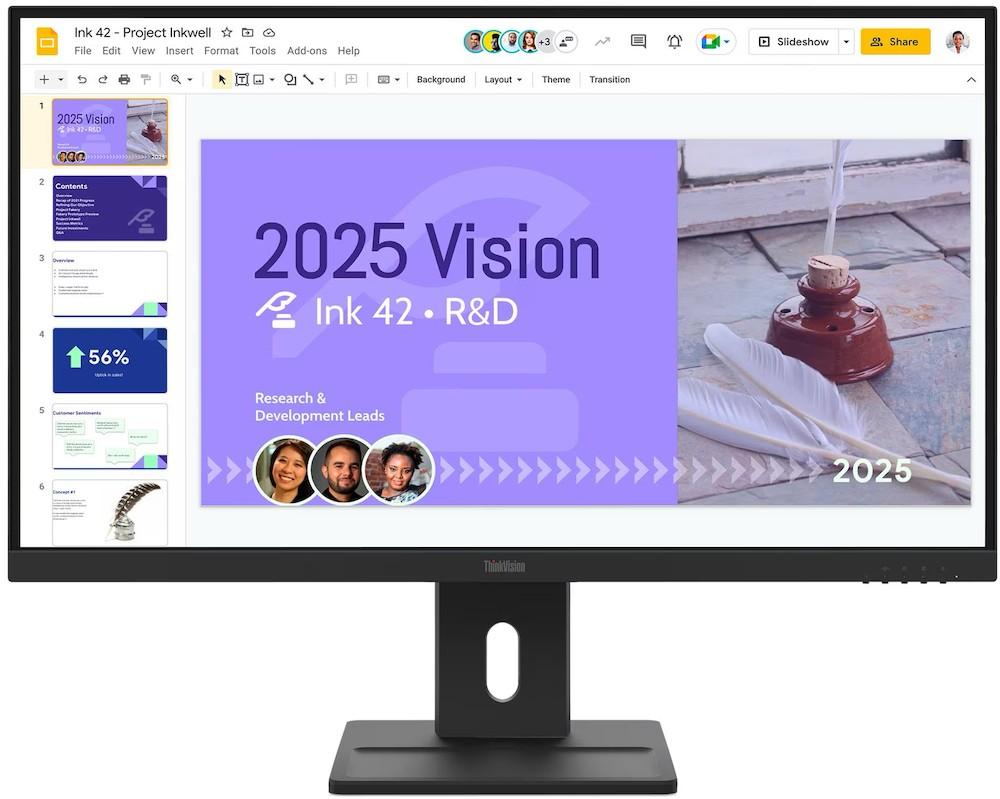 Монитор Lenovo ThinkVision E27Q-40 Raven Black (64BDGAT4EU)