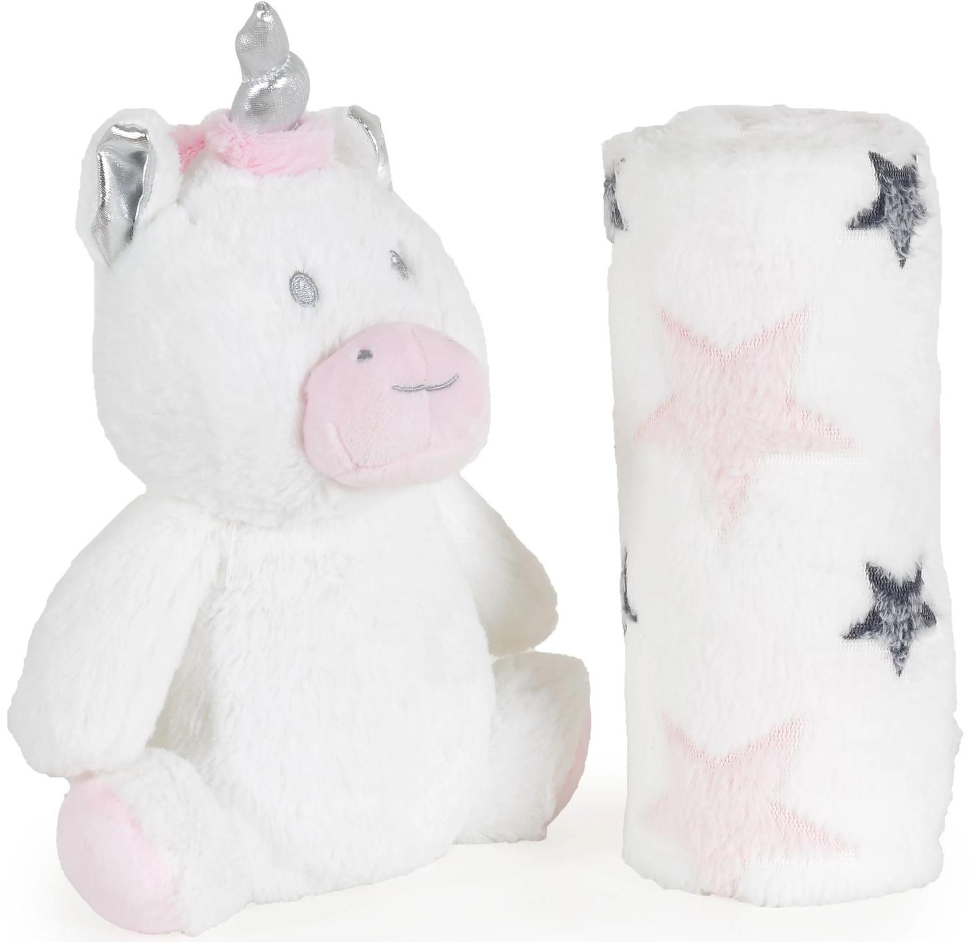 Одеяло Limoni Unicorn Stars White