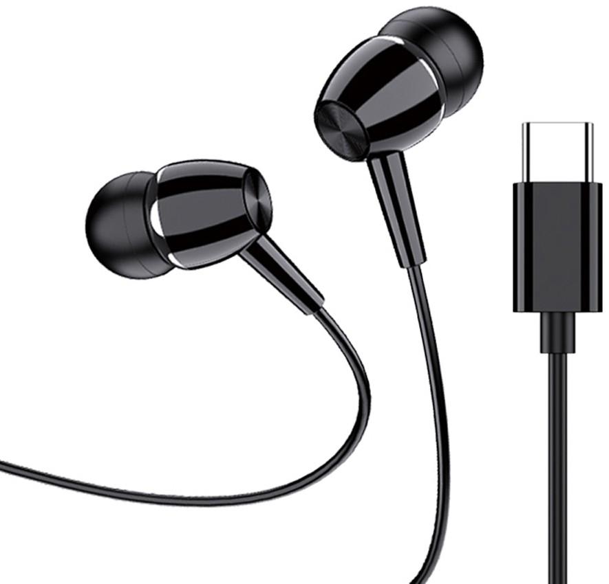 Наушники Ksiga Type-C with Mic Jiaxuan KSC-1296 Black