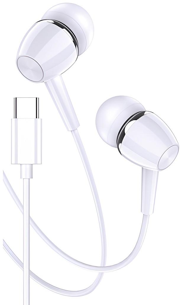 Наушники Ksiga Type-C with Mic Jiaxuan KSC-1296 White