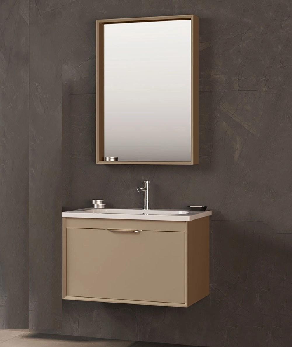 Dulap sub lavoar Orka Clay 100 Soil Matt (Maro)