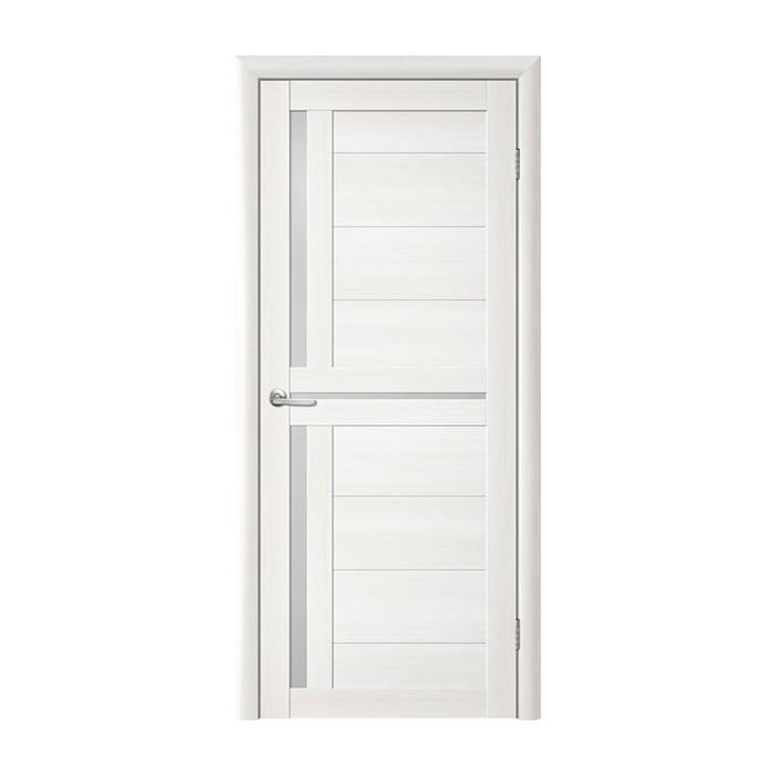 Дверное полотно Albero Tina T-5 White (sticla mata)