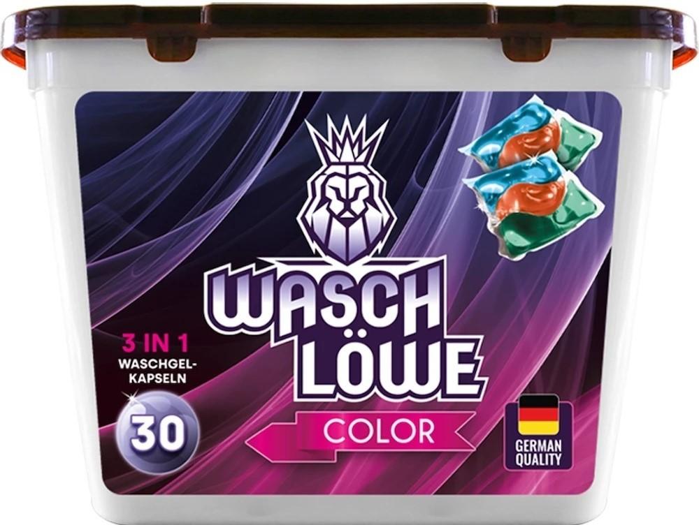 Капсулы для стирки Wasch Lowe 3in1 Color 30cap