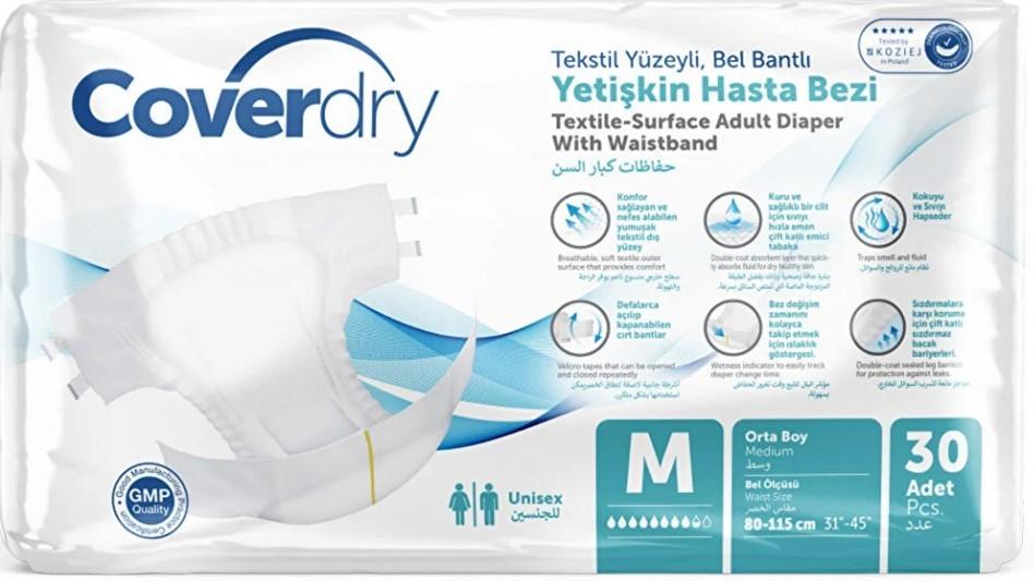 Scutece pentru maturi Coverdry Jumbo Pack 80-115cm (30pcs)