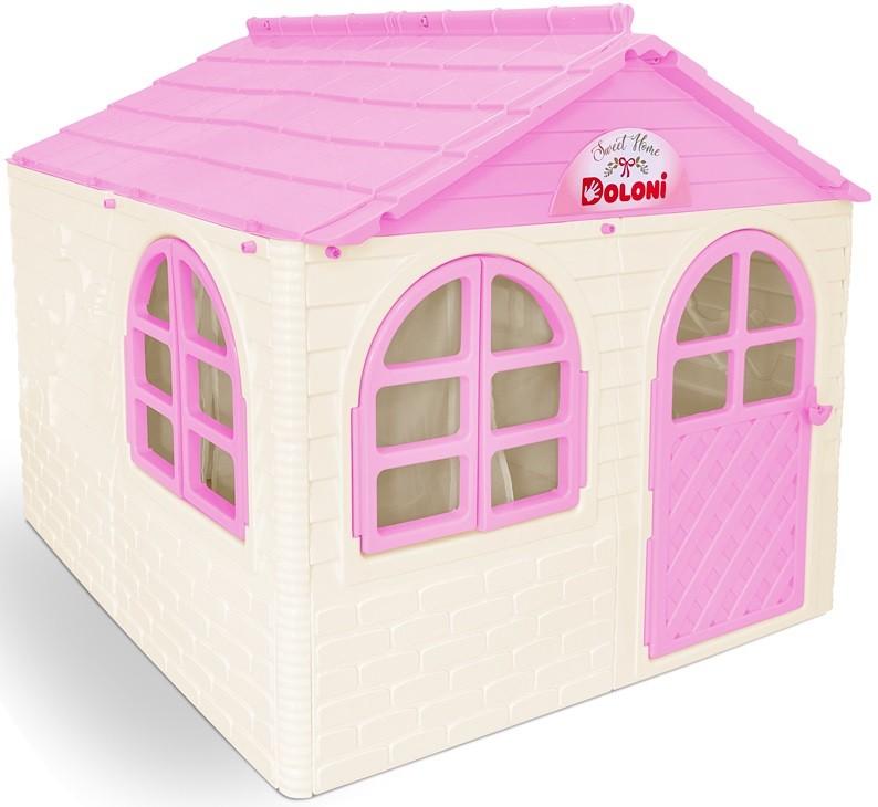 Игровой домик Doloni 02550/4 Белый/Розовый