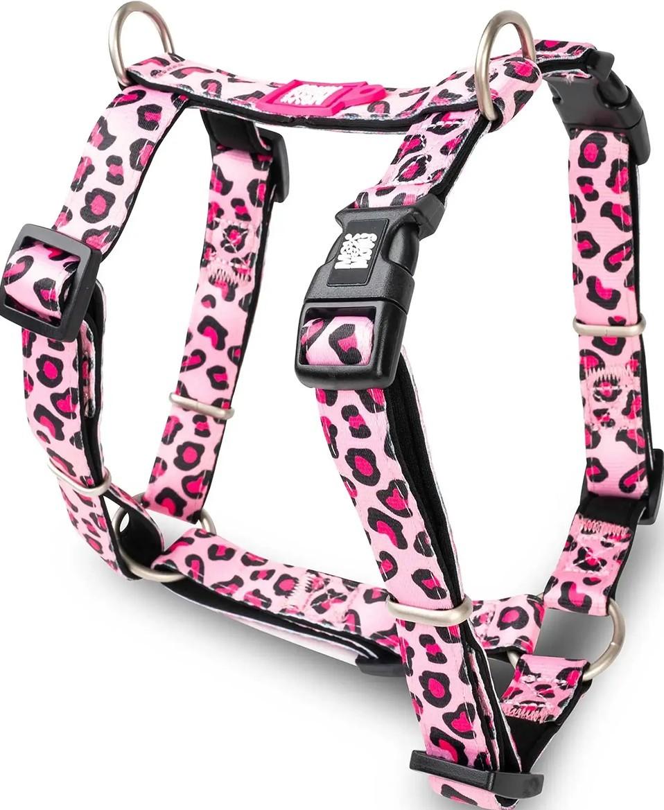 Шлейка для собак Max & Molly Leopard Pink M
