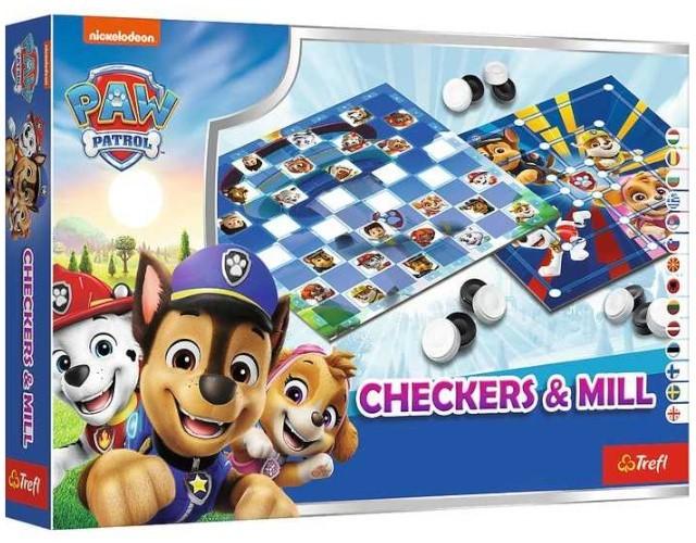 Настольная игра Trefl Checkers and Mill Paw Patrol RO (2860)