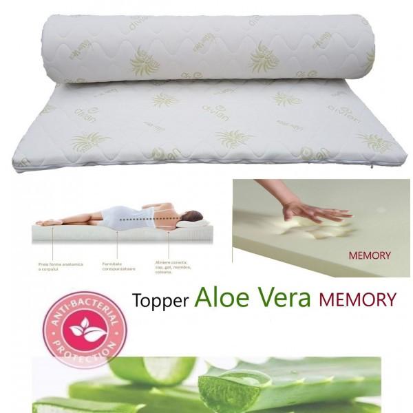 Topper saltea Savor Aloe Vera Memory 160x190 (5 cm)