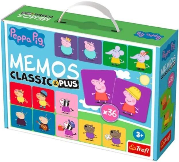 Настольная игра Trefl Memos Classic & Plus Peppa Pig (02270)