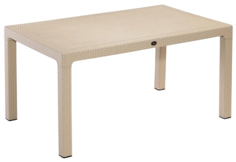 Masa de gradina Capissi Rattan 70x100 Cappuccino