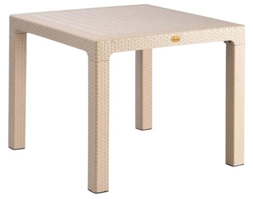 Masa de gradina Capissi Rattan 90x90 Cappuccino